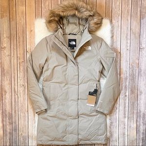 The North Face Women’s Arctic Parka Coat In Flax